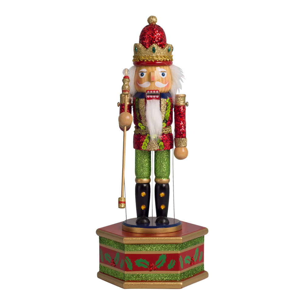 King Soldier Music Box Painted Doll Music Box Crafts