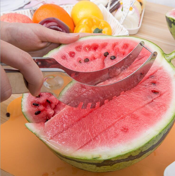 Easy Watermelon Slicer - Stainless Steel, 20.5x2.5cm Design