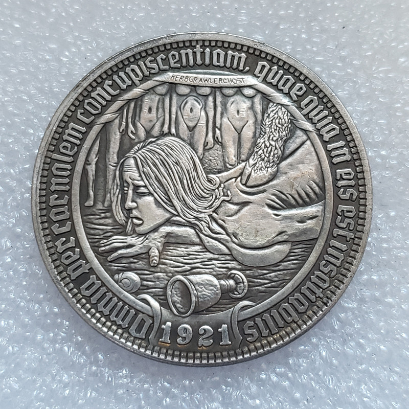Silver-Plated Brass Commemorative Coin for Collectors