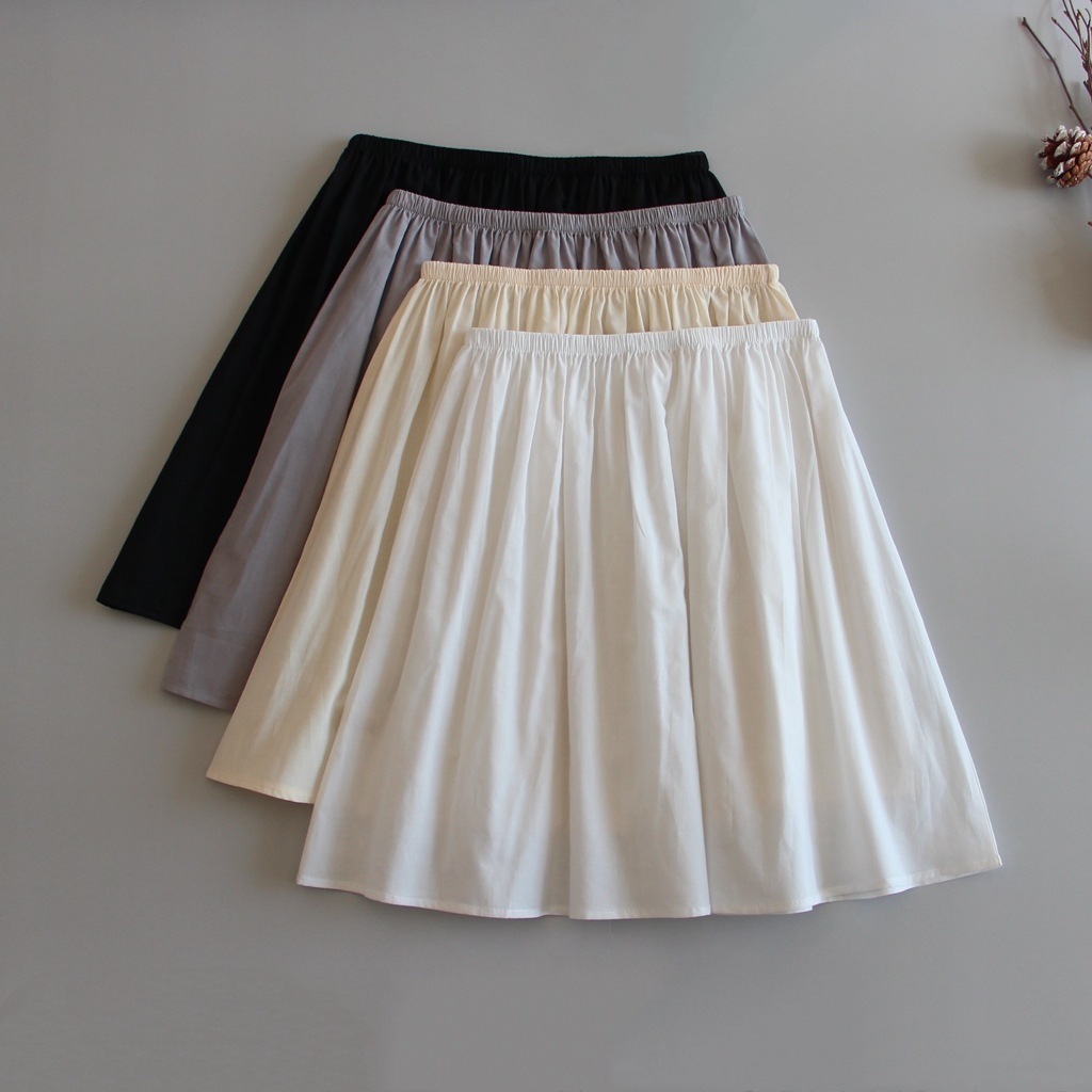 Elegant Matel Silk Pleated Skirt with Bow - Various Colors & Sizes