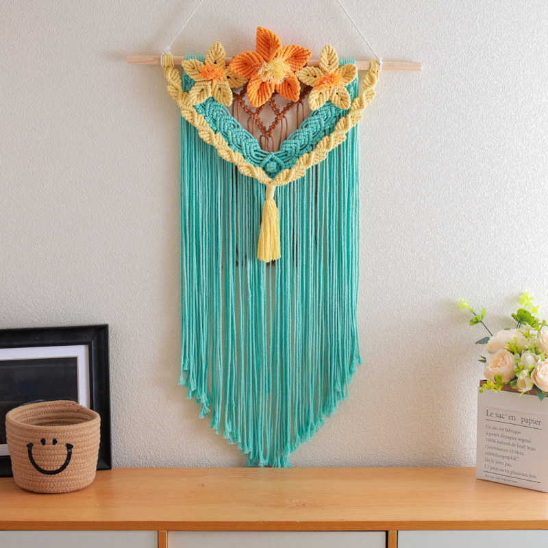 Wooden Tassel Dream Catcher Wall Hanging Decoration 50x70