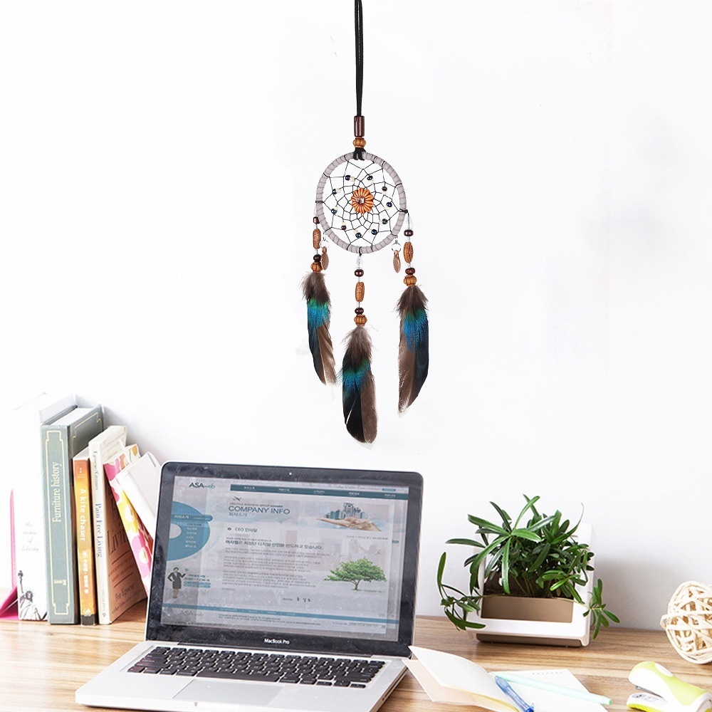 Nordic Feather Dreamcatcher Wall Decoration for Home Elegance