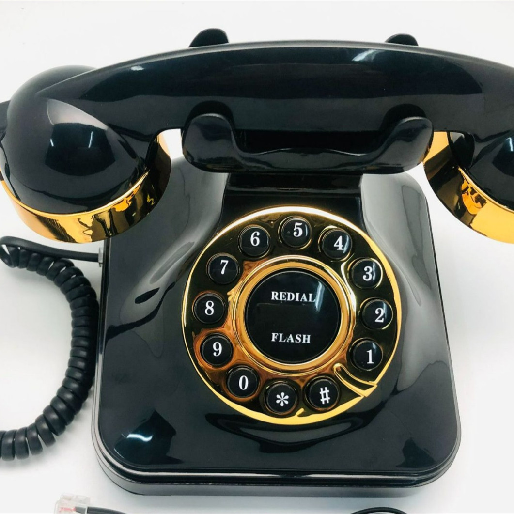 Modern American Style Telephone with Last Number Redial Function