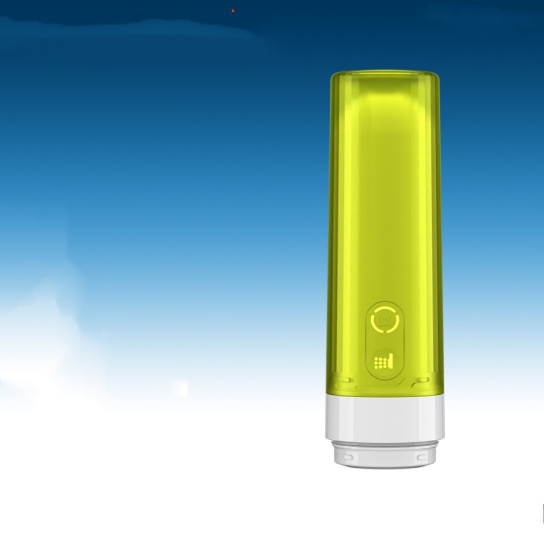 Modern USB Type-C Cleaning Device in White, Pink, Yellow