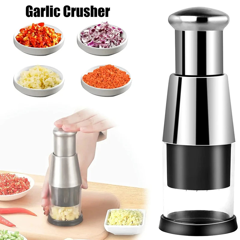 Stainless Steel Onion Chopper - Efficient Vegetable Press Cutter