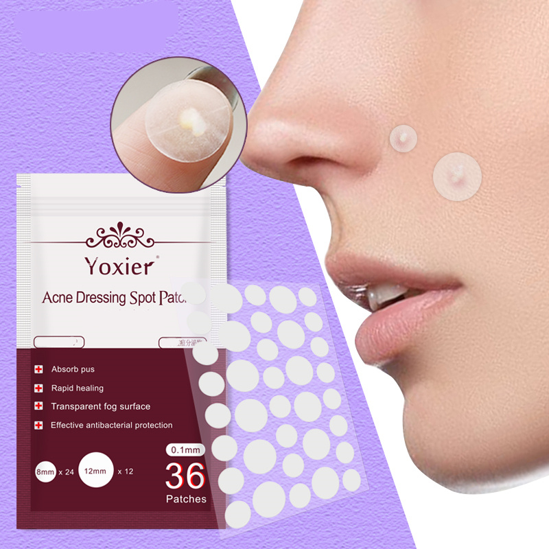 Invisible Acne Patch - 36 Hydrophilic Stickers for Quick Healing