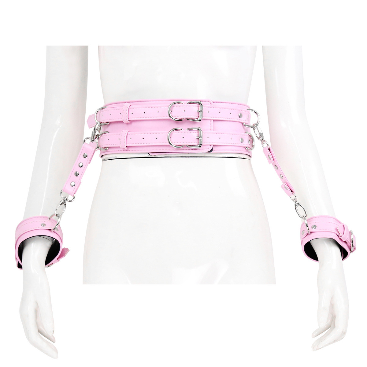 Fashion Leather Handcuff Set - Stylish & Versatile in Multiple Colors