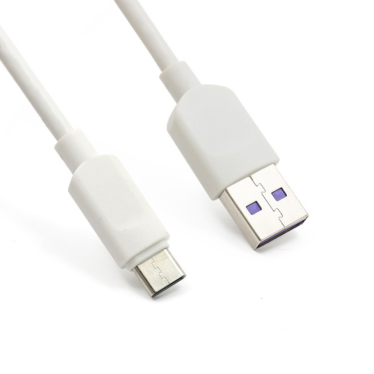 5A Fast Charging Data Cable - 1m & 3m USB-C, Black/White