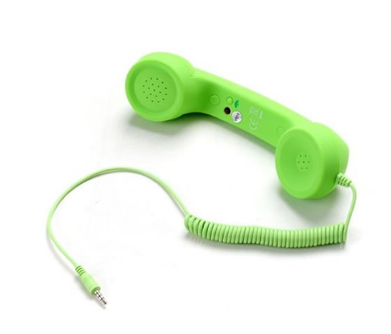 Retro Anti-Radiation Handset for Mobile Phones - Stylish & Safe