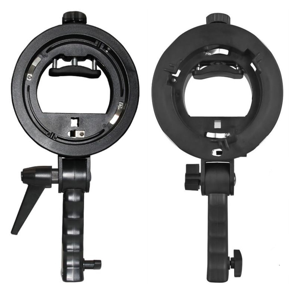 Short Handle S Bracket for Lamps - 250mm ABS Plastic, Light Accessory