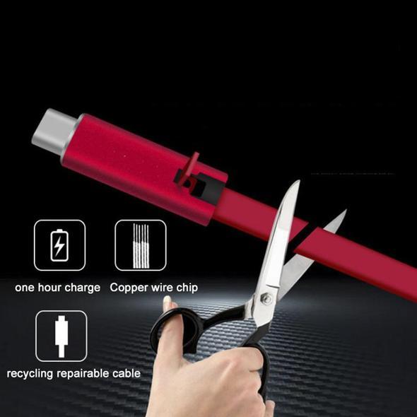 Reborn USB Head Compatible with iPhone & Android, 1.5m Length