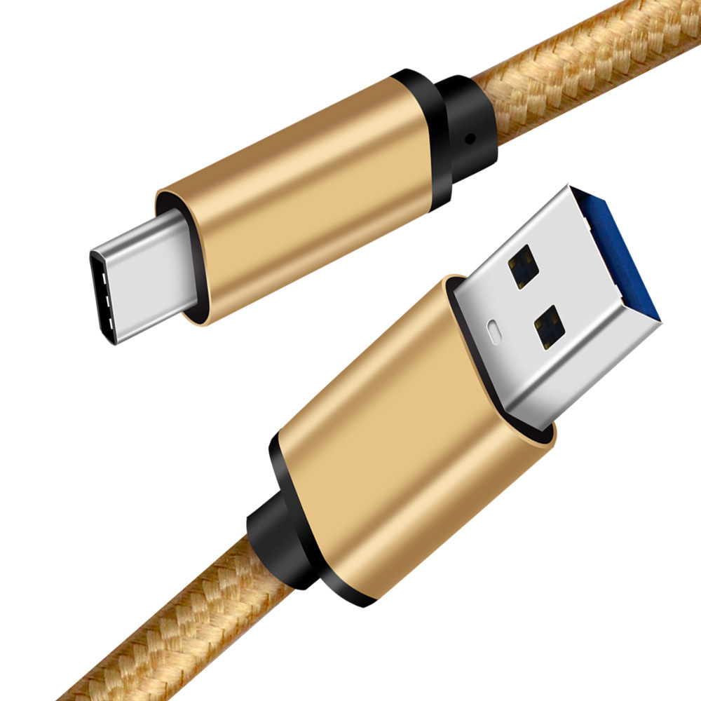 USB 3.1 Type-C Fast Charging Cable with Metal Casing