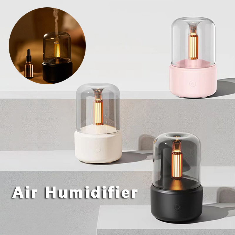 Candle Light Aroma Diffuser with Essential Oil & Auto Shut-Off
