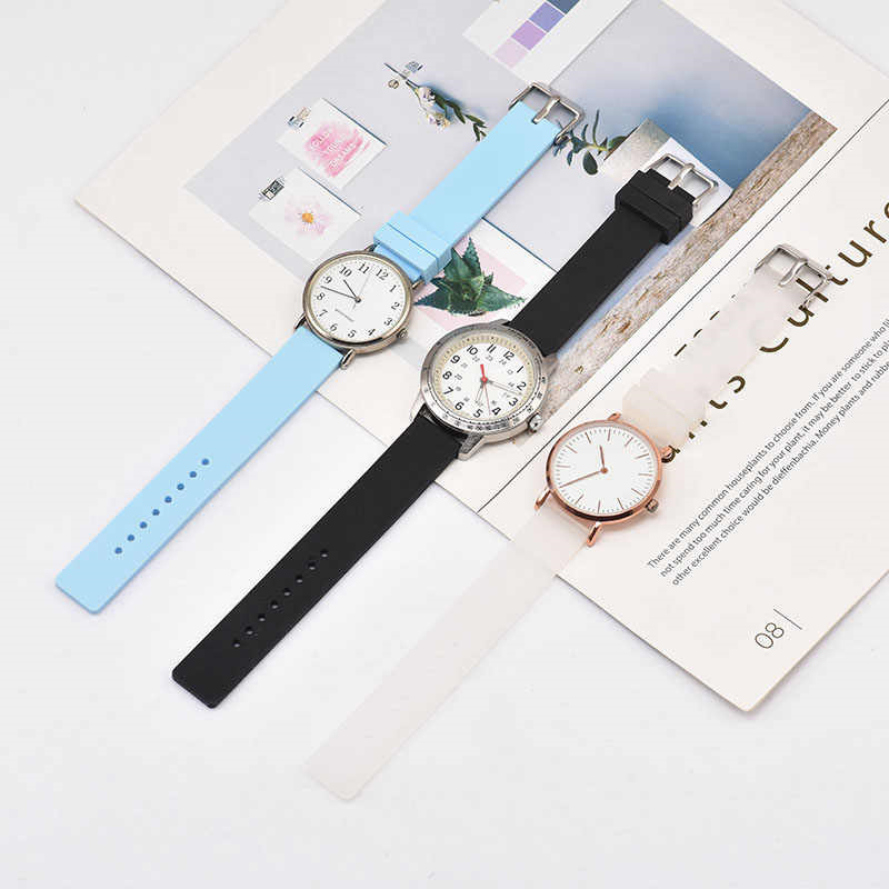 Vibrant Silicone Watch Strap with Various Colors & Sizes