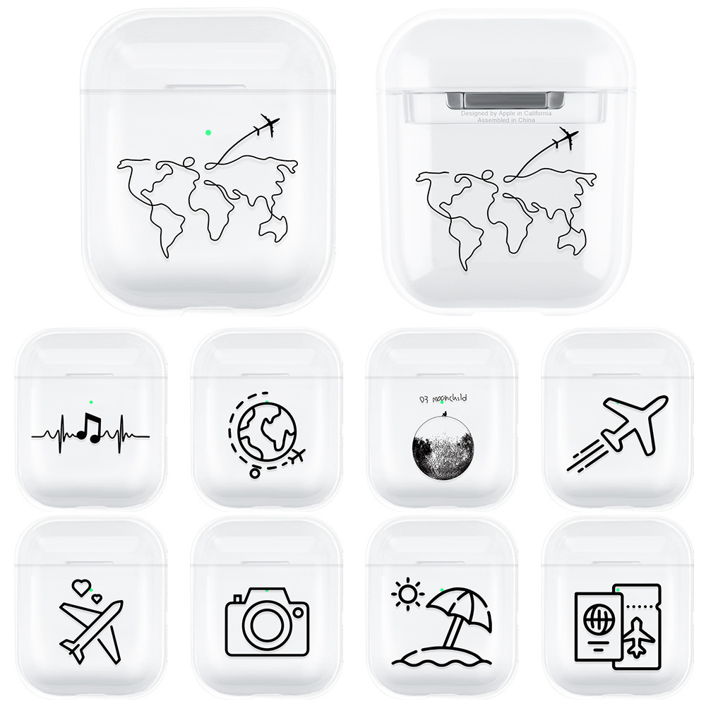 AirPods Protective Cover - Wireless Bluetooth Headset Storage Box