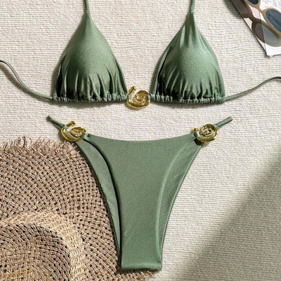Stylish Backless Nylon Swimsuit for Women - Multiple Colors Available