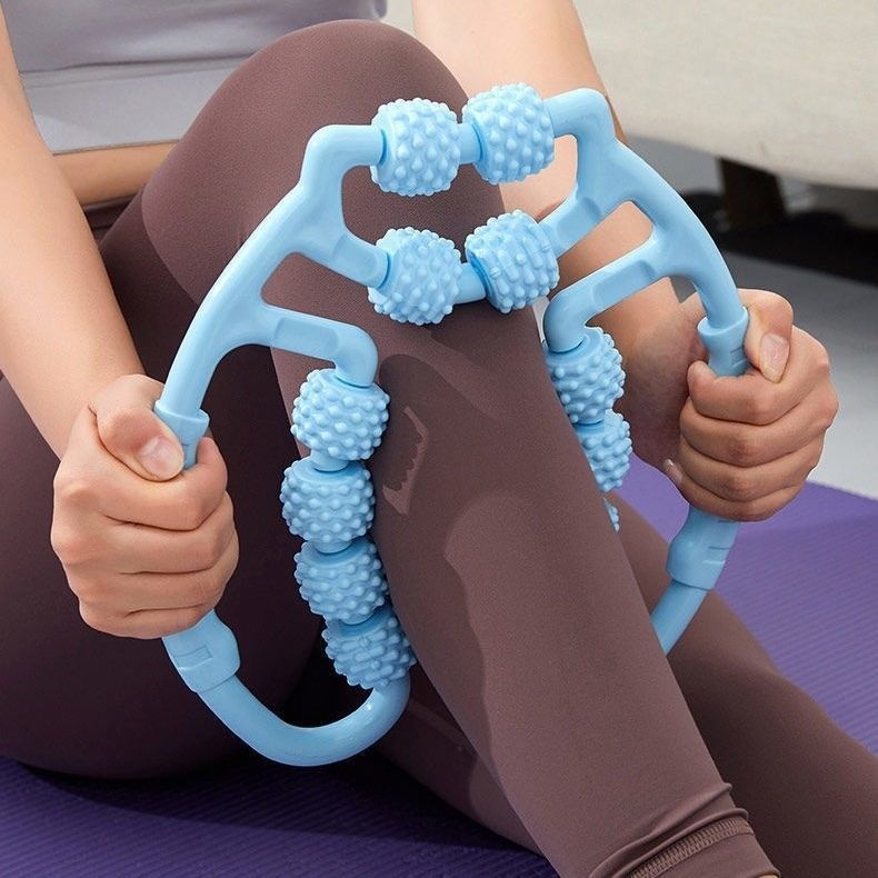 Ring Clip Leg Massager Roller Thin Muscle Relaxation Leg Meridian Dredging