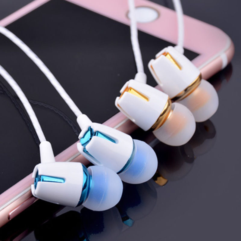 Stylish CR 091 Wired Earbuds with Microphone - Multiple Colors Available