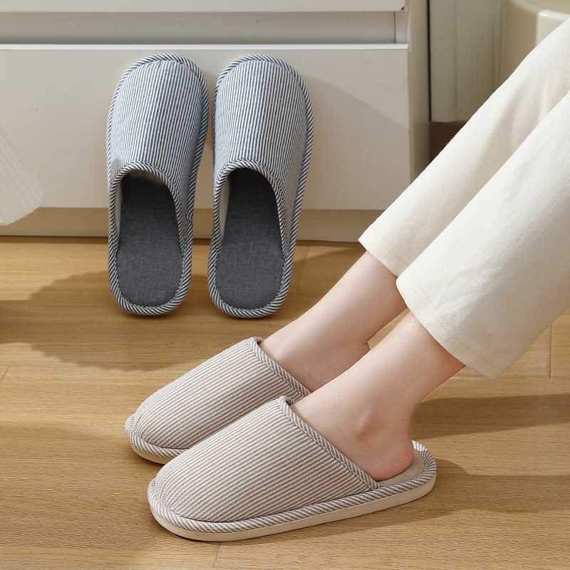 Breathable Toe Ring Slippers for All Seasons - Unisex Couple Design