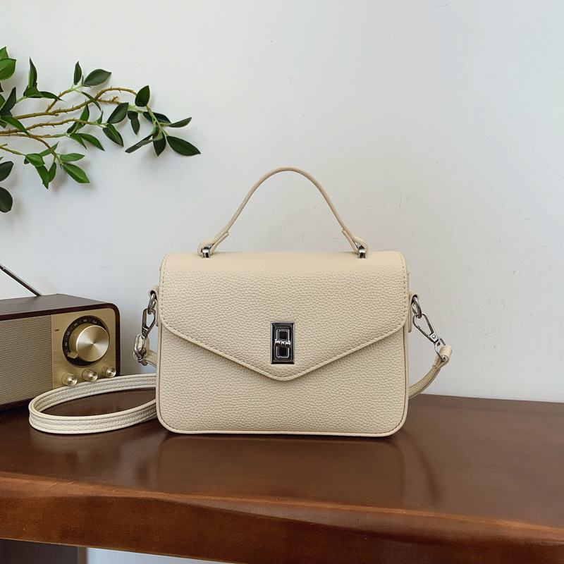 Chic PU Cross-Body Bag in Milky White, Pink, and More