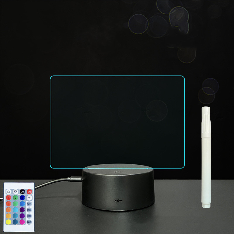 Modern Minimalist Touch Lamp with Remote & Color Options