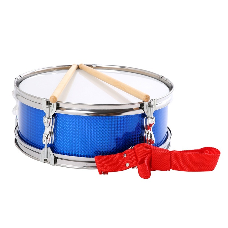 Golden Fruit Blue Single Tone Snare Drum with Accessories - 13" Skin