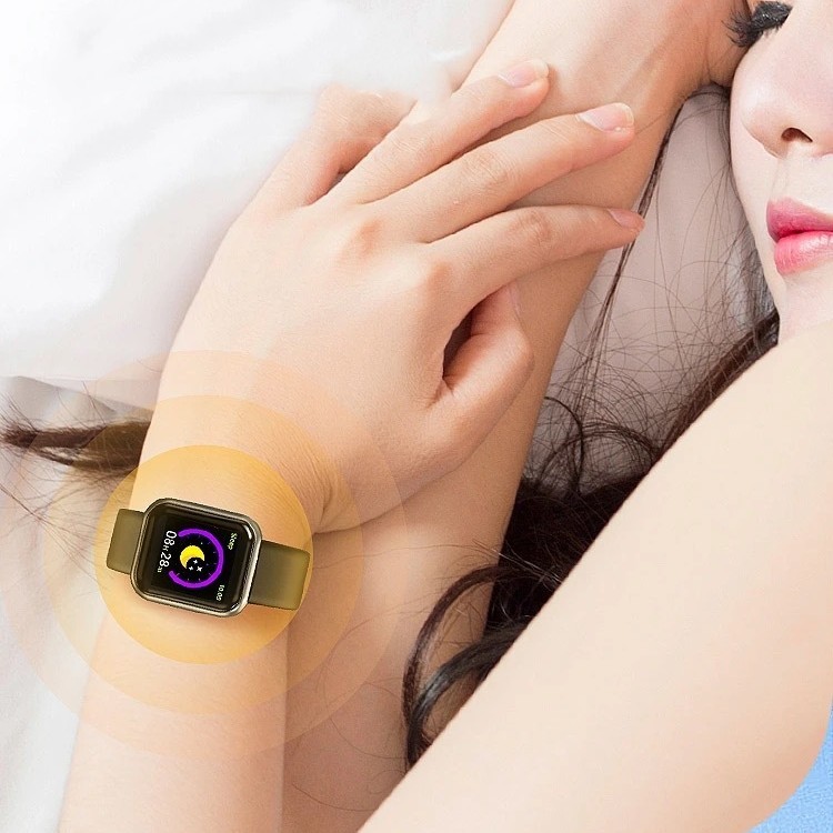 Stylish Touchscreen Step Counter Watch in Black, White, Pink