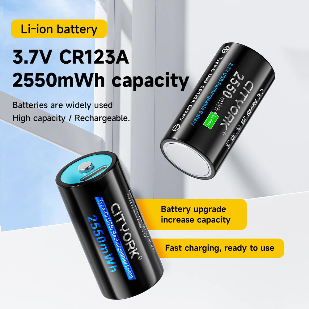 CK16350 USB Battery - Compact 1.6x3.5cm Power Source (4pcs)