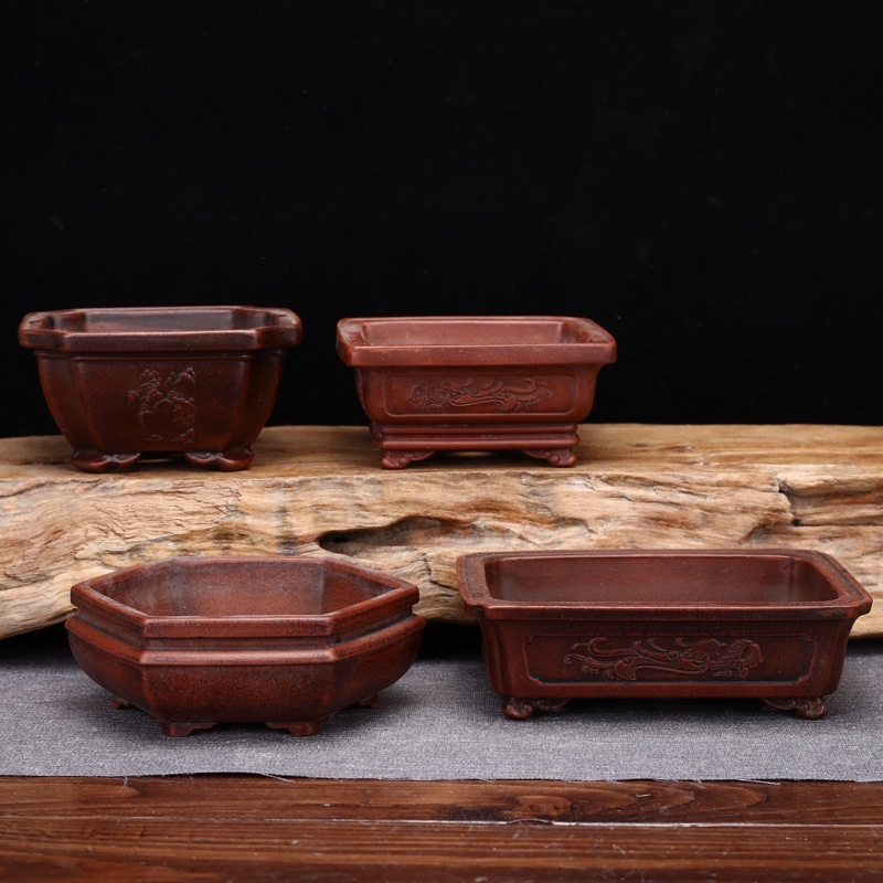 Elegant Ceramic Flowerpot in Four Stylish Colors for Your Home