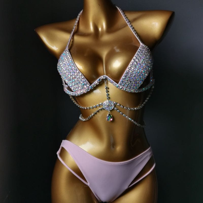 Chic Nylon Solid Color Briefs Set for Women - Multiple Sizes Available