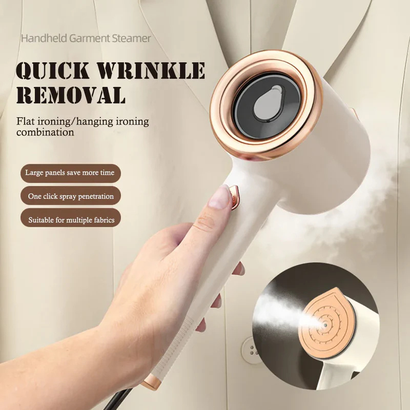 Portable 33W Handheld Garment Steamer for All Fabrics