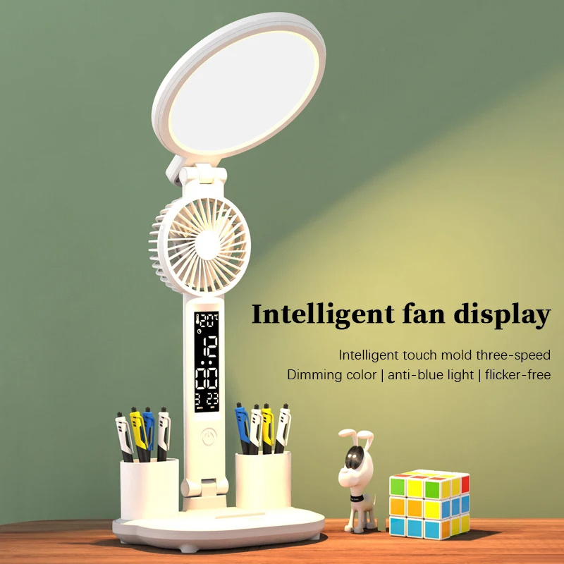 Rechargeable USB Desk Lamp with Adjustable Brightness & Color
