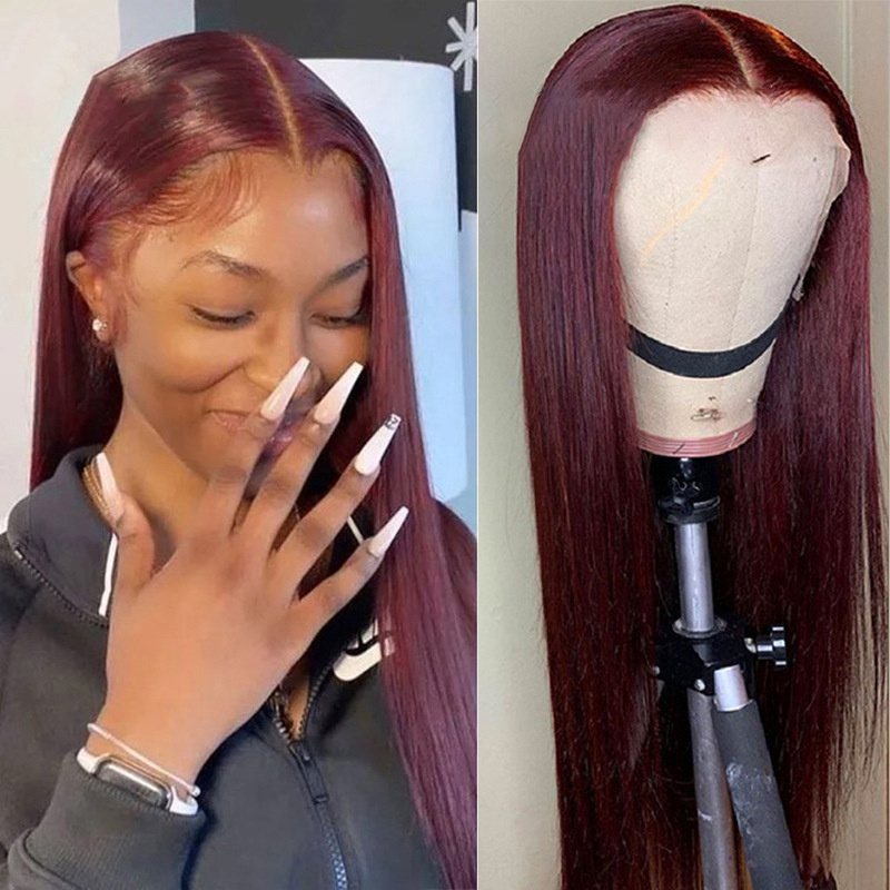 Shunfa Permable Medium & Long Human Hair Wig, 150%-180% Density