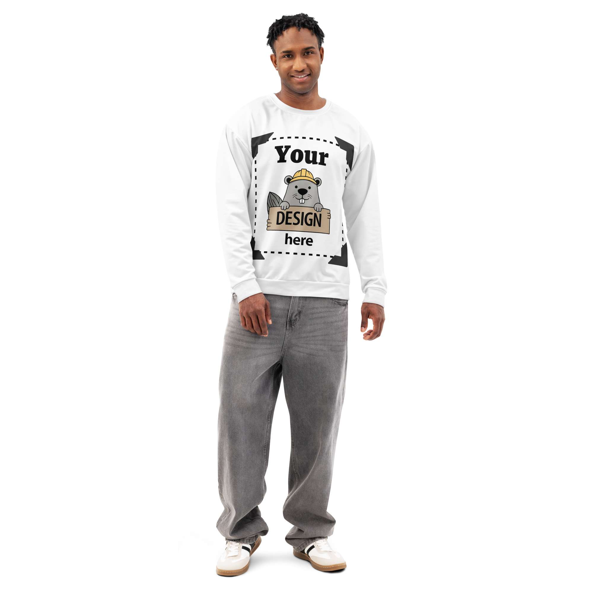 Design-Your-Own All-Over Print Sweatshirt - Image 6