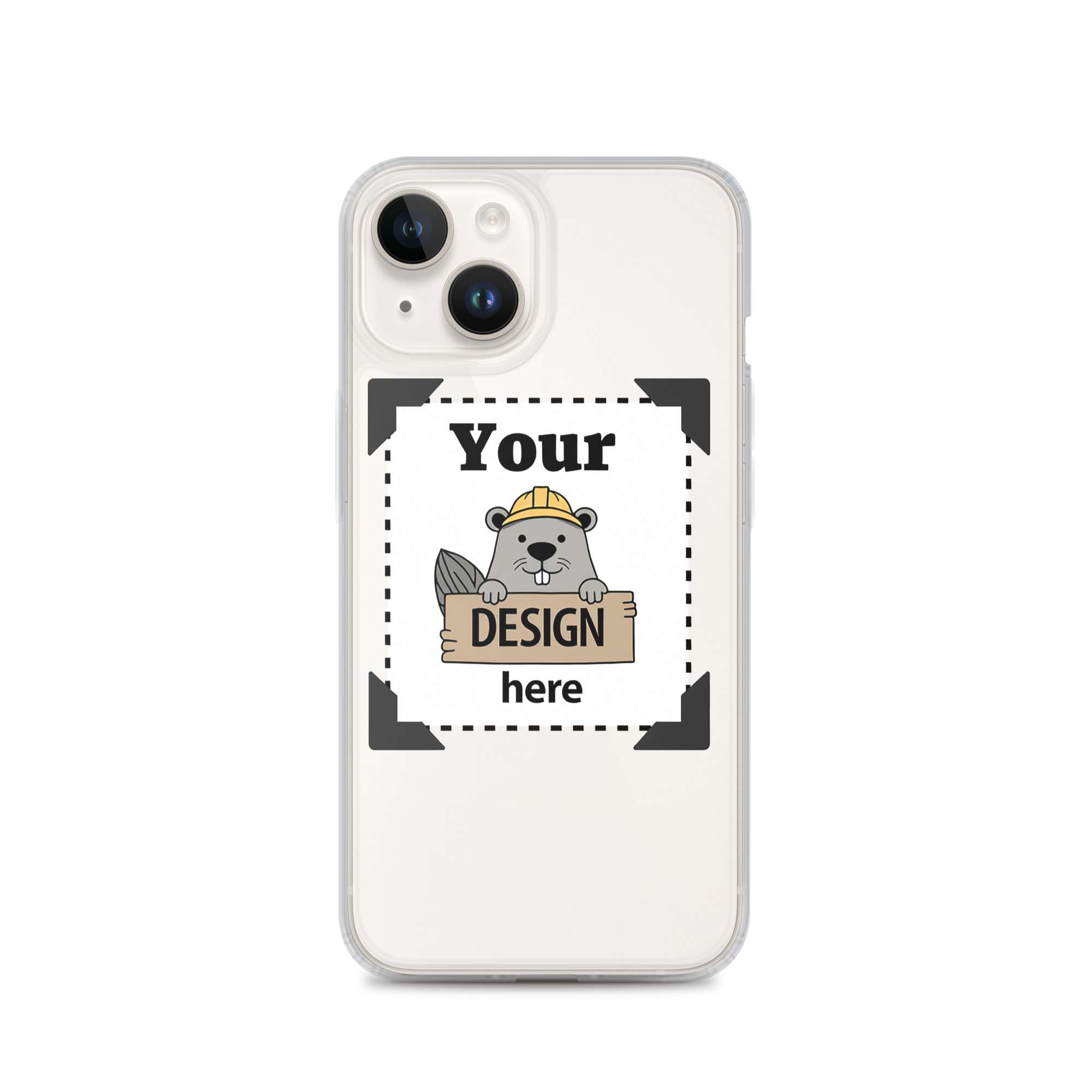 Design-Your-Own Clear iPhone Case - Image 39