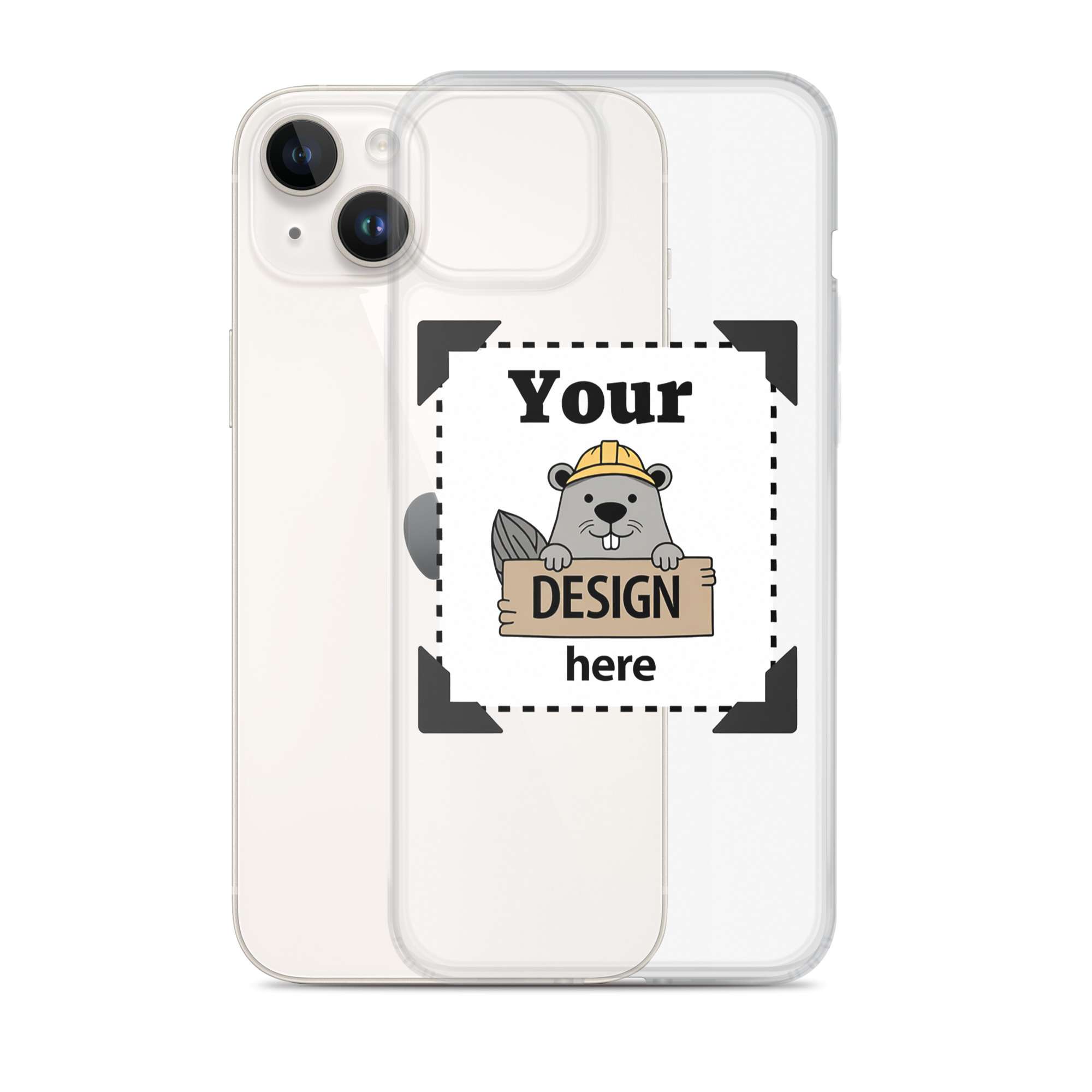 Design-Your-Own Clear iPhone Case - Image 36