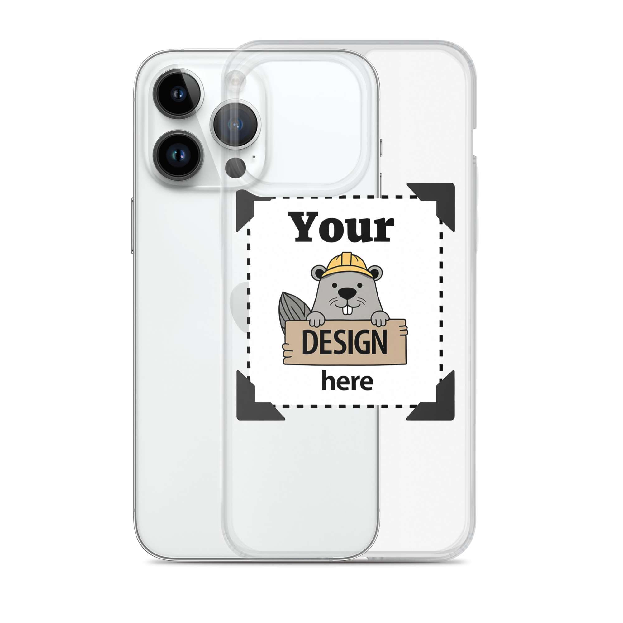 Design-Your-Own Clear iPhone Case - Image 32