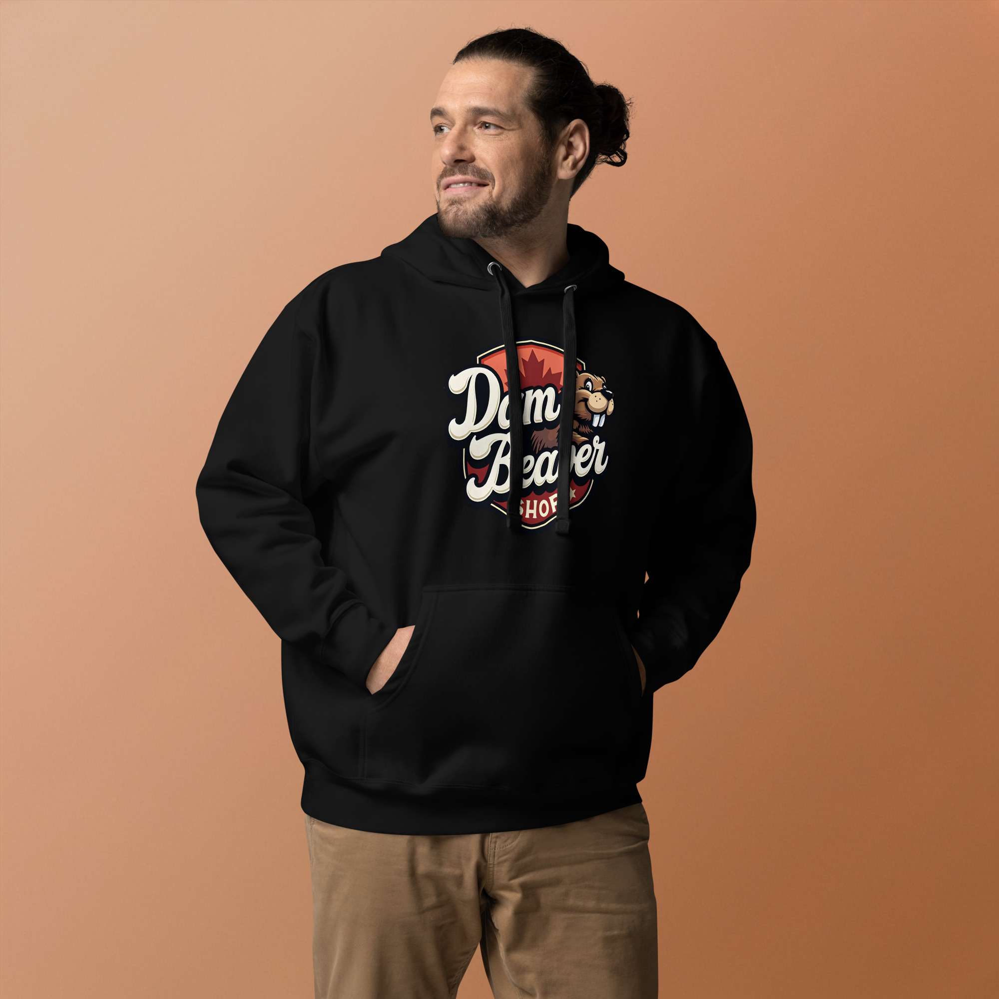 Unisex Hoodie – Dam Beaver Collection You're allowed to be comfortable - Image 2