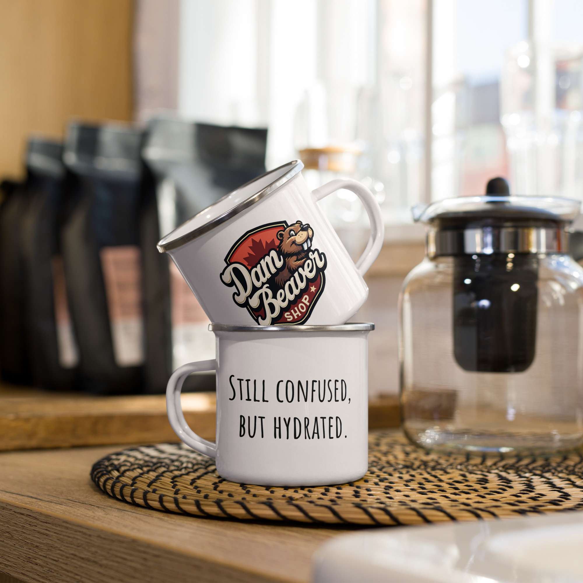 Enamel Mug – Dam Beaver Collection : Stay Hydrated