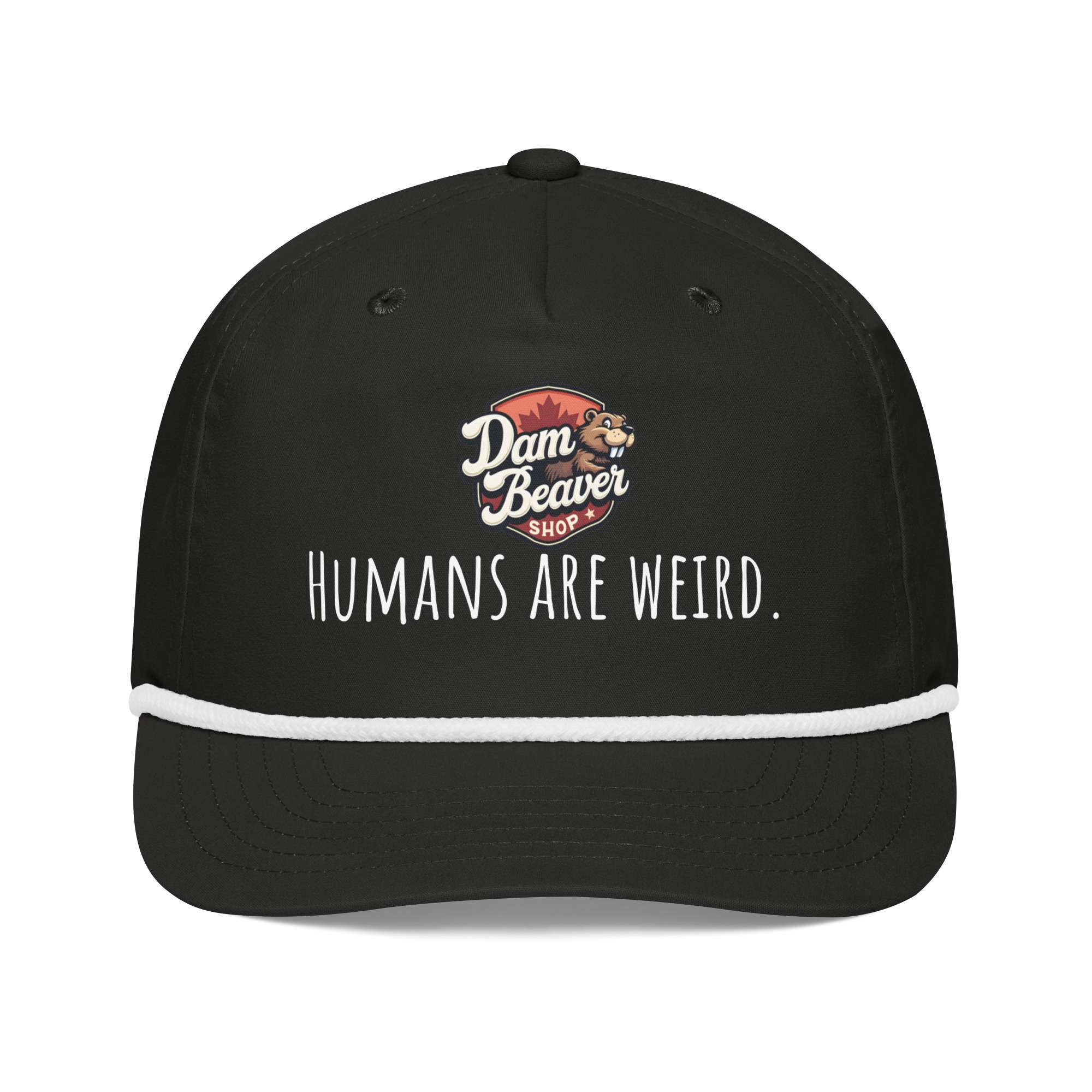 Golf Rope Cap – Dam Beaver Collection : Humans Are Weird