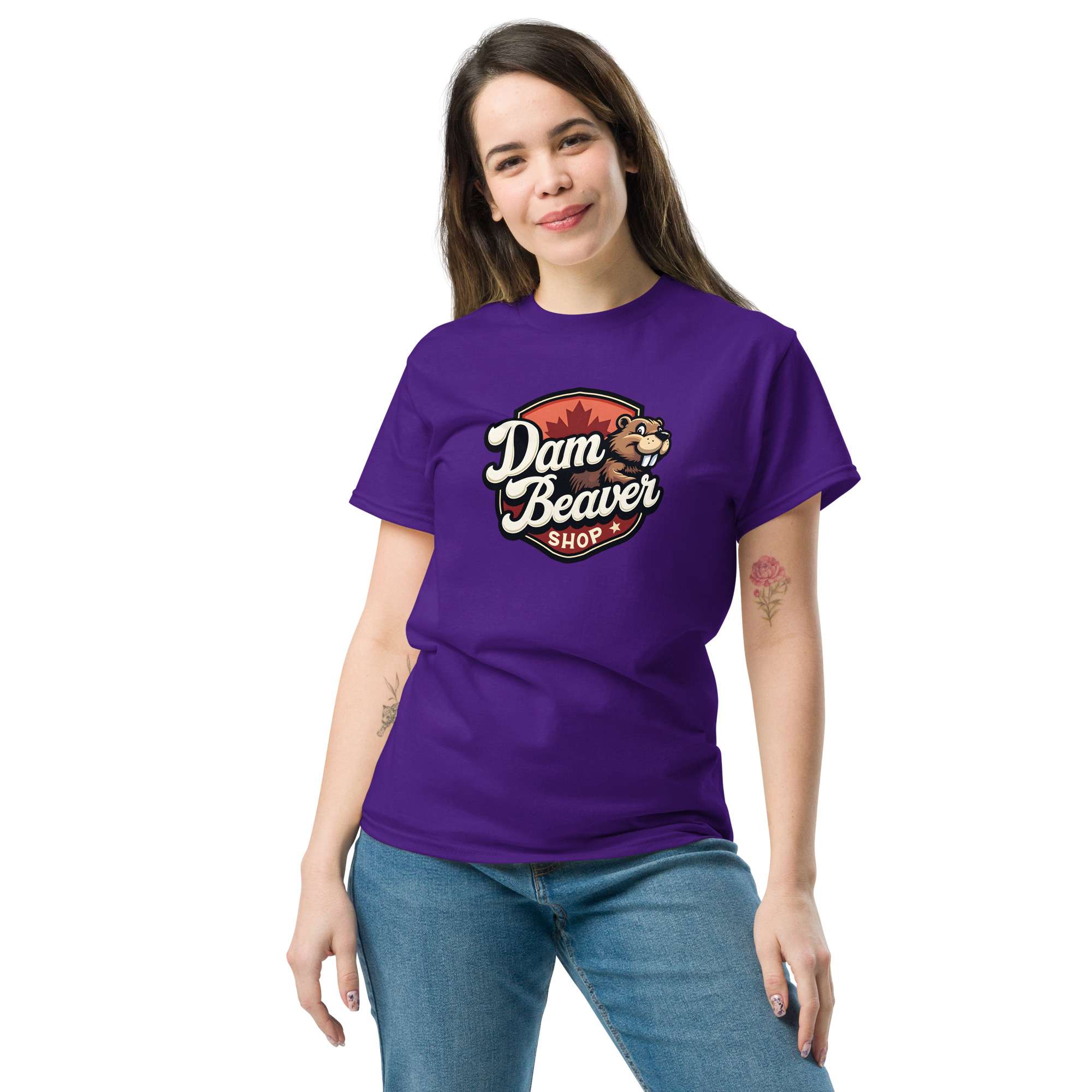 Unisex Classic Tee – Dam Beaver Collection : You're Not Alone - Image 5
