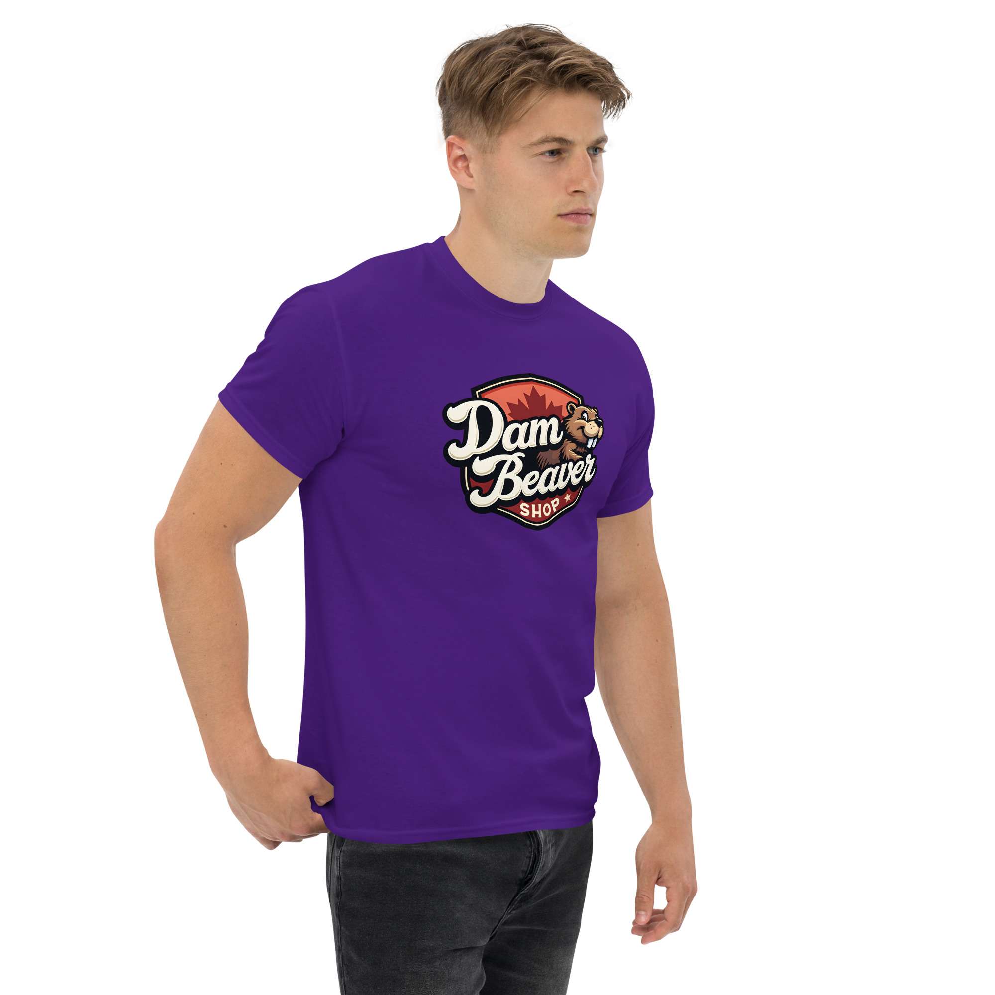 Unisex Classic Tee – Dam Beaver Collection : You're Not Alone - Image 3