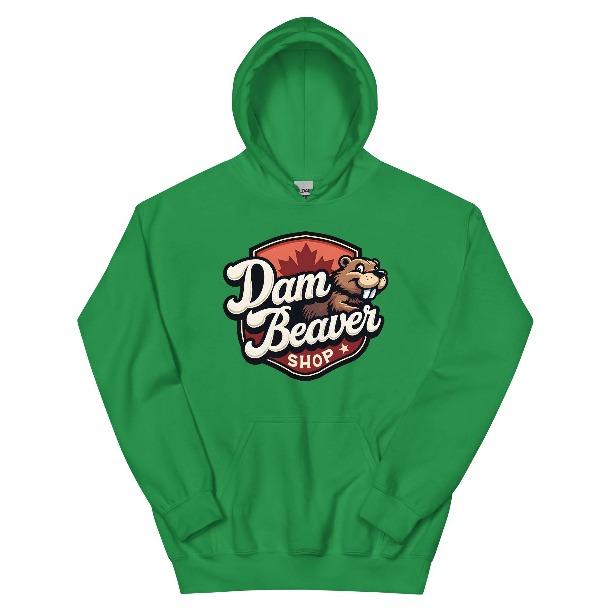 Cozy Unisex Hoodie – Dam Beaver Collection : Still Confused - Image 12