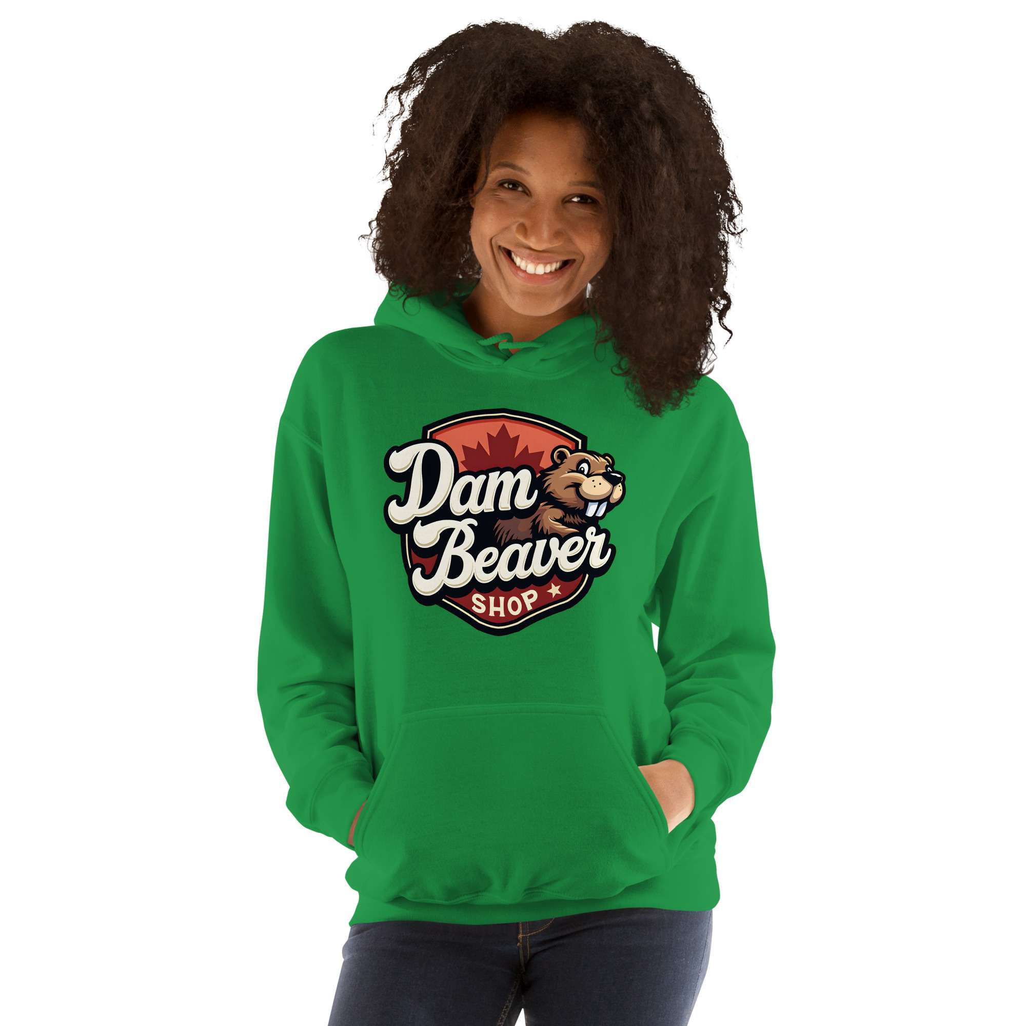 Cozy Unisex Hoodie – Dam Beaver Collection : Still Confused - Image 44