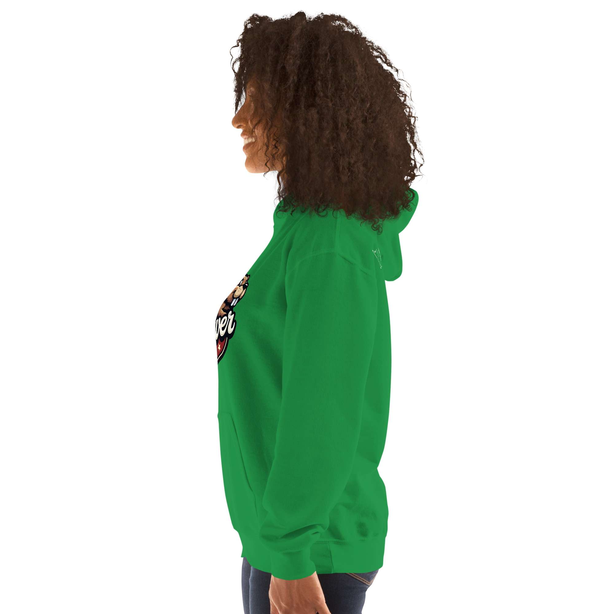 Cozy Unisex Hoodie – Dam Beaver Collection : Still Confused - Image 46