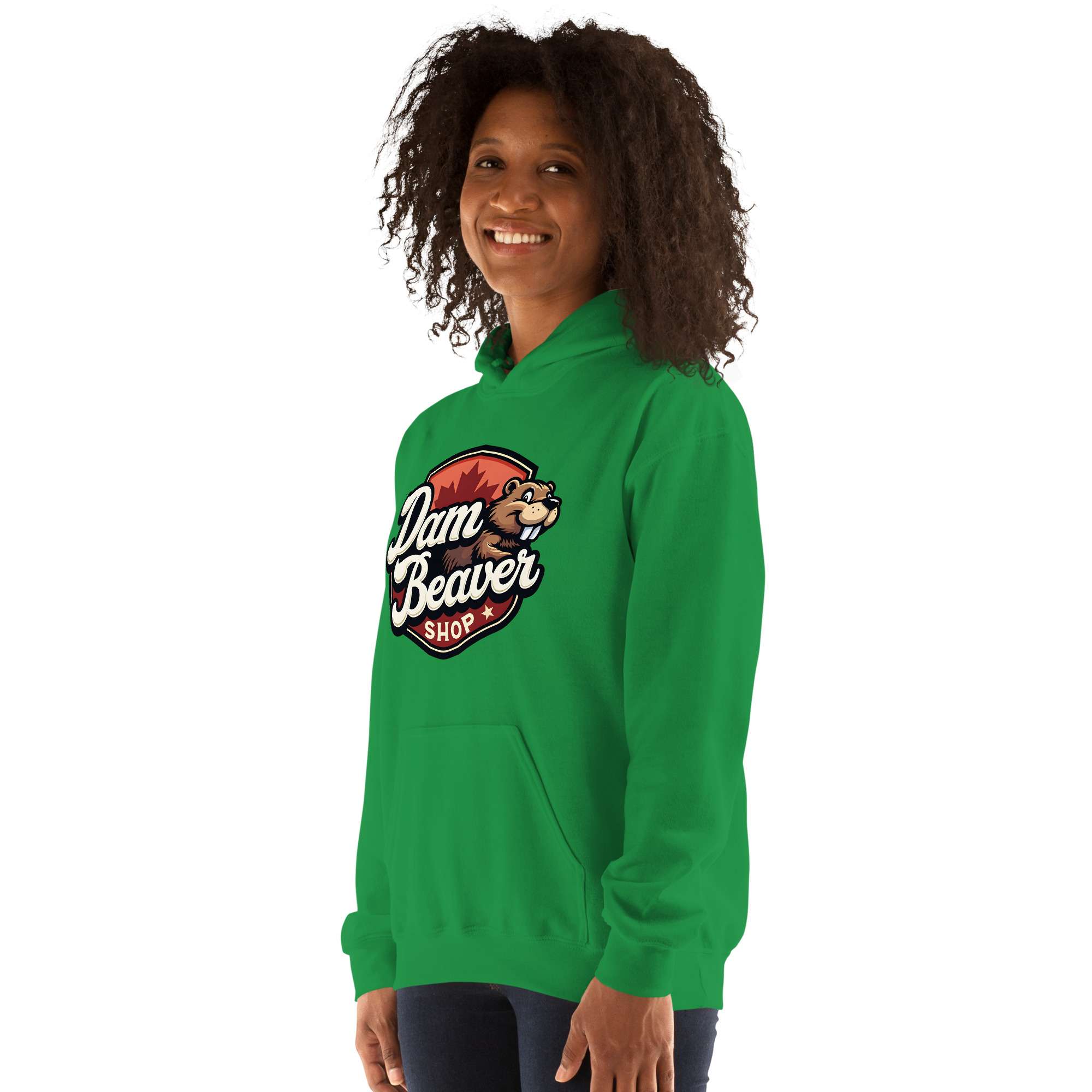 Cozy Unisex Hoodie – Dam Beaver Collection : Still Confused - Image 47