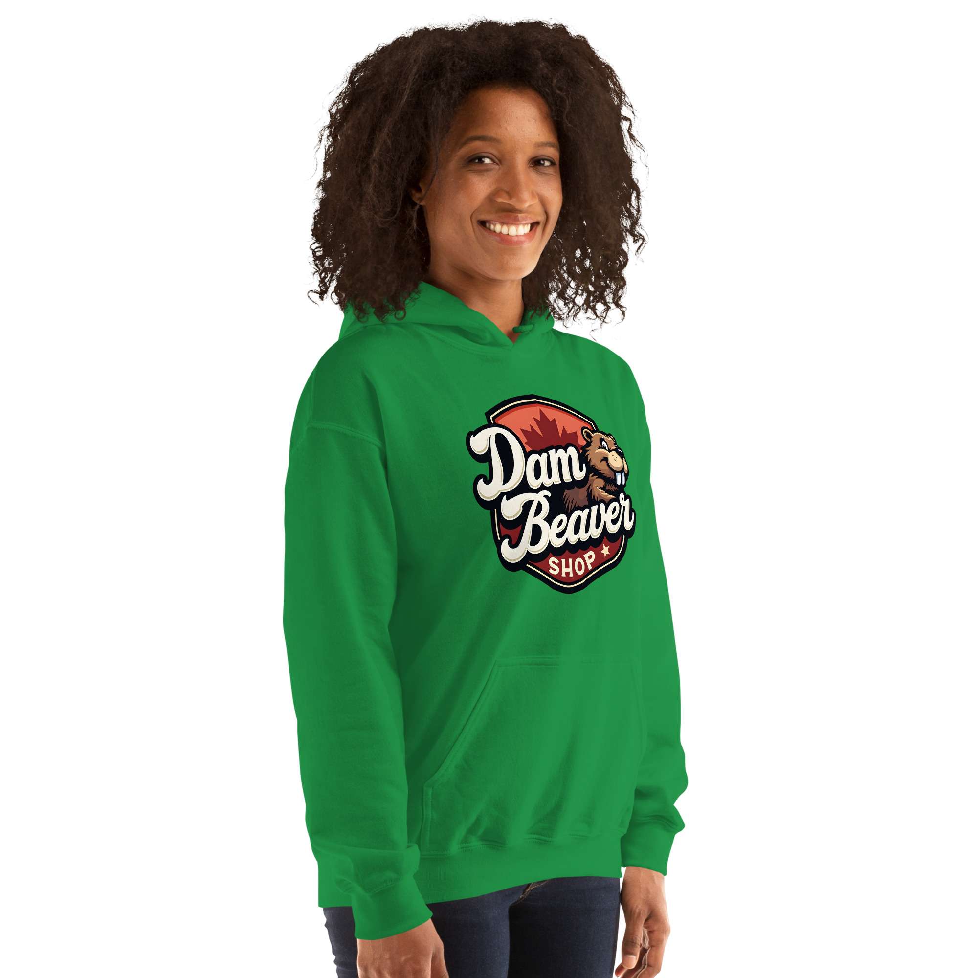 Cozy Unisex Hoodie – Dam Beaver Collection : Still Confused - Image 49