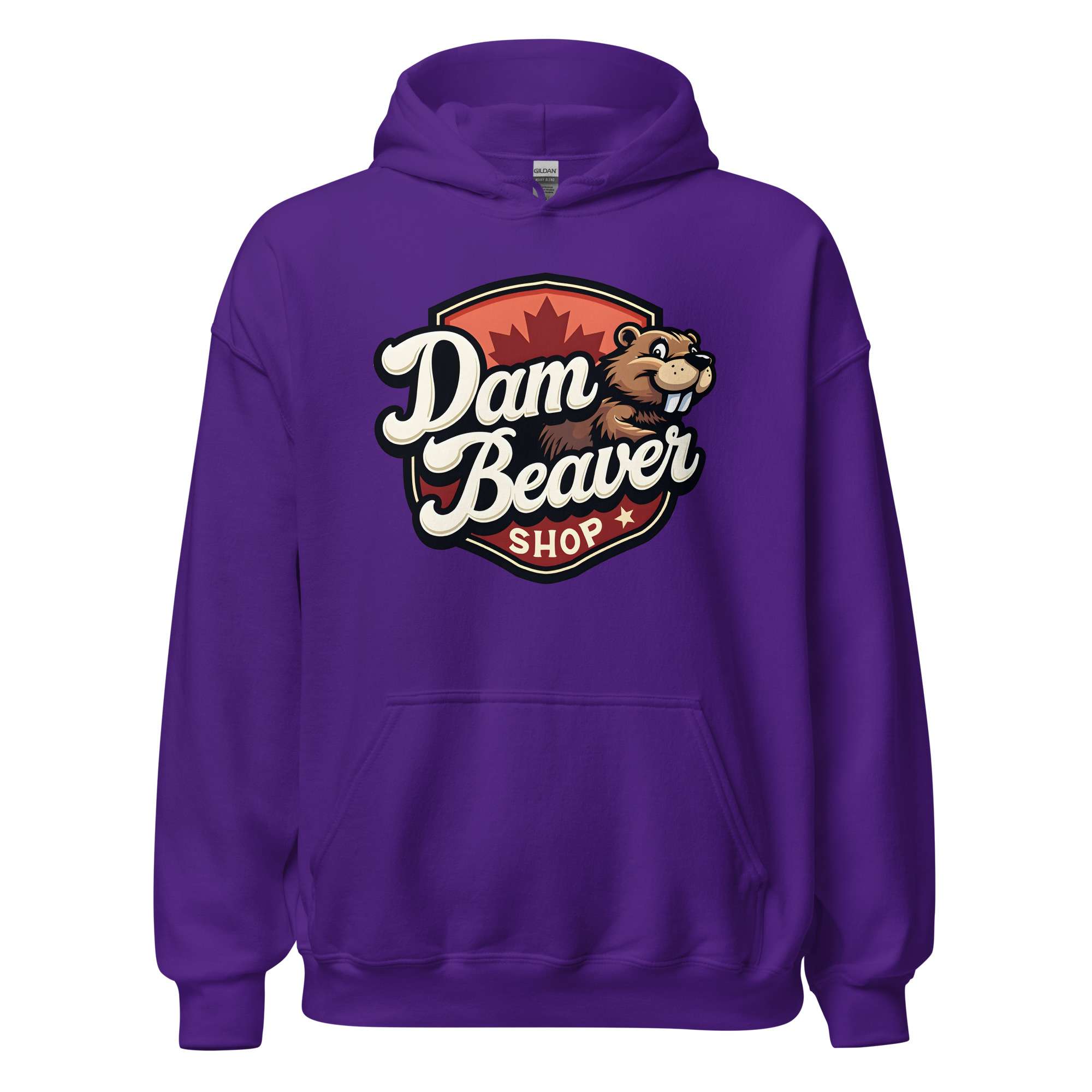 Cozy Unisex Hoodie – Dam Beaver Collection : Still Confused - Image 5