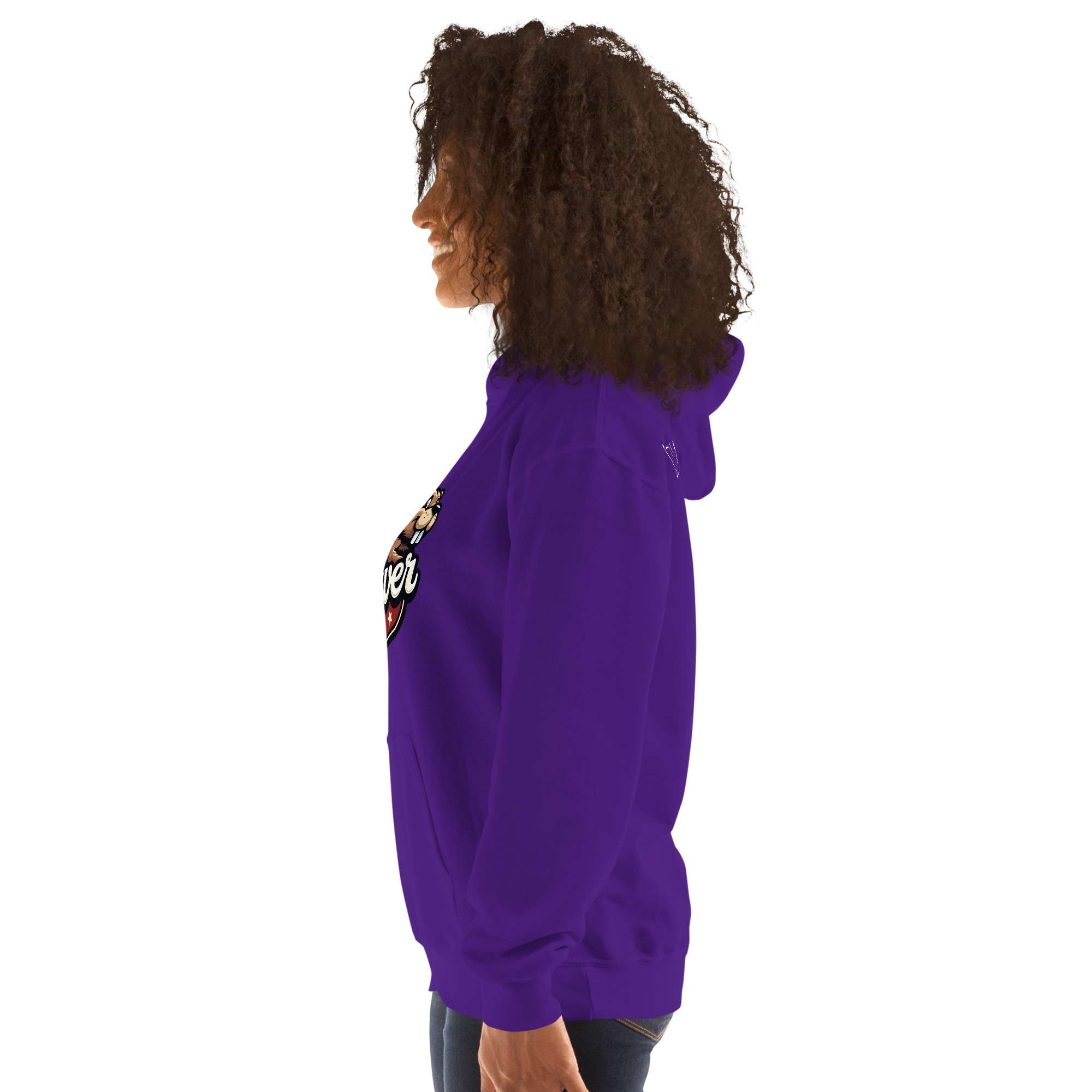 Cozy Unisex Hoodie – Dam Beaver Collection : Still Confused - Image 22