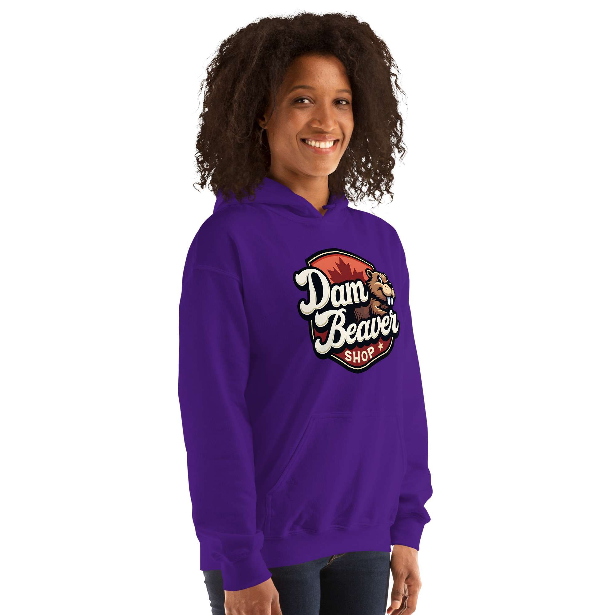 Cozy Unisex Hoodie – Dam Beaver Collection : Still Confused - Image 25